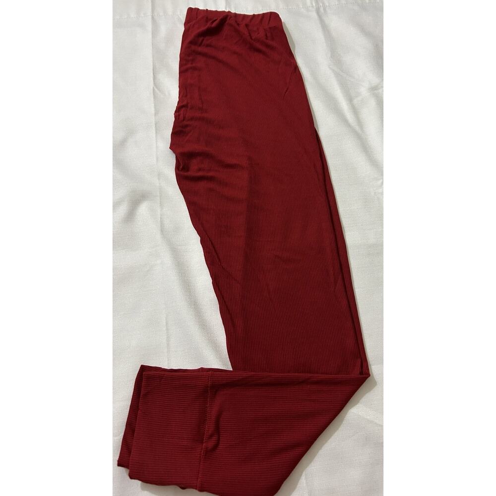Skims NWOT Women's Soft Lounge Cotton Rib Leggings Brick Size Medium